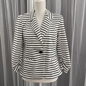 Christian Siriano striped blazer
